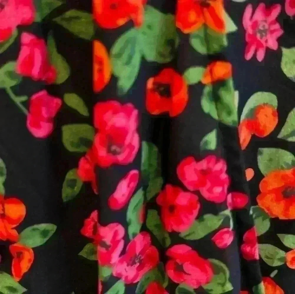 The Kooples size 2 100% silk floral midi dress - Picture 5 of 5